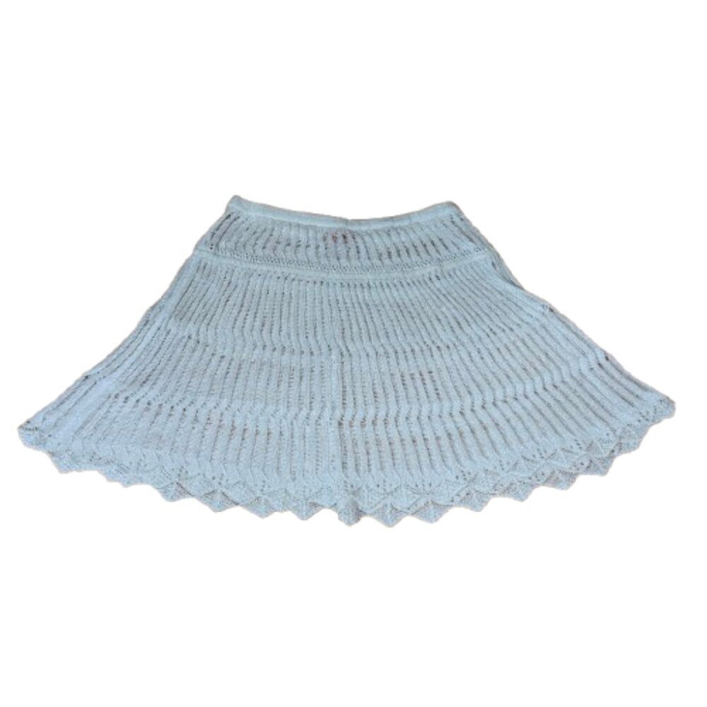 Cecilia Prado Due Skirt White Skirted Knit Coverup Anthropologie Brasil NEW NWT